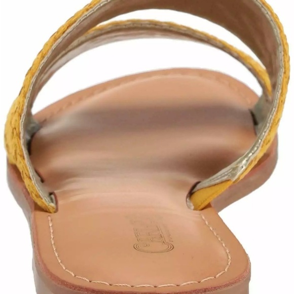 Carlos by Carlos Santana Women's Holly Fabric Open Toe Casual Slide Sandals sz 5 - Picture 3 of 7